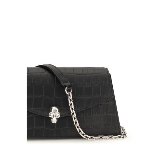26FW 알렉산더 맥퀸 클러치/파우치 AL8746981HBT21000BB BLACK - ALEXANDER MCQUEEN