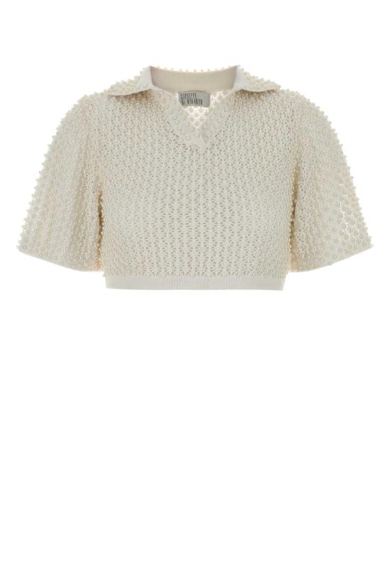 26SS 쥬세페 디 모라비토 폴로 티셔츠 06SSKNT39916602 01 WHITE