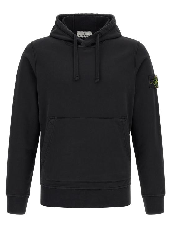 26FW 스톤 아일랜드 후드 티셔츠 ST338511BM BLACK