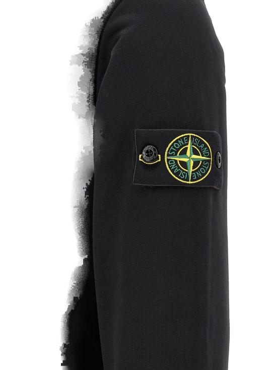 26FW 스톤 아일랜드 후드 티셔츠 ST338511BM BLACK - STONE ISLAND