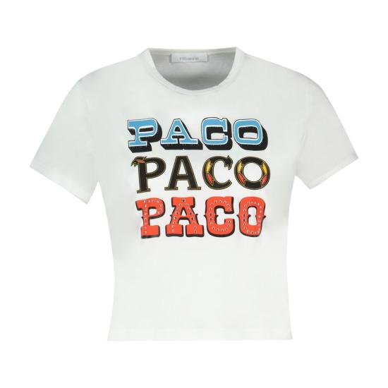 26FW 파코라반 탑 CONFIG PAC026011 WHITE - PACO RABANNE