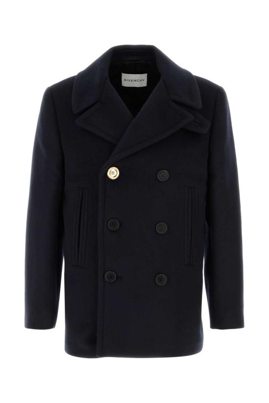 25FW 지방시 코트 BM01CU1640 401 NAVY