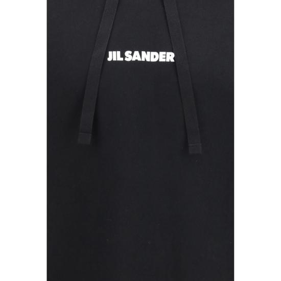 26SS 질샌더 후드 티셔츠 JIJ22GU0149J20128001BB BLACK - JIL SANDER
