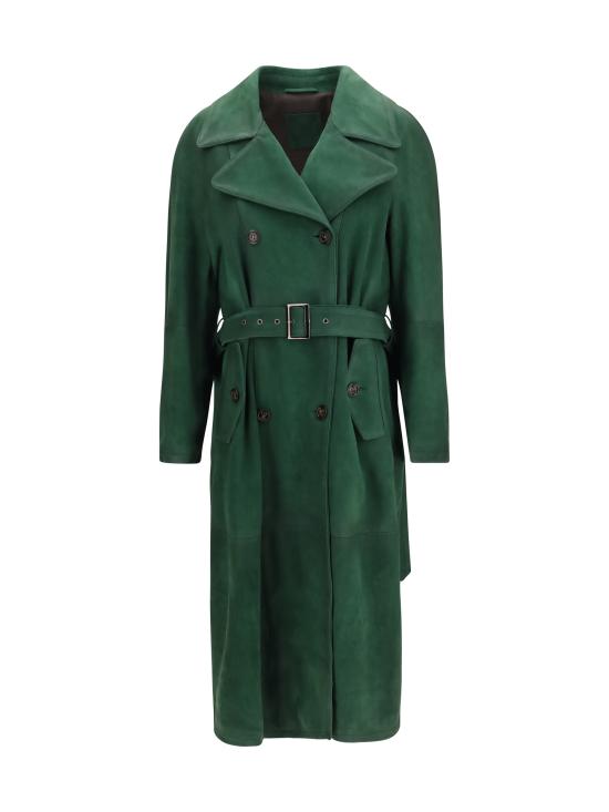 26FW 발스타 트렌치 코트 417KF001 V0068 GREEN