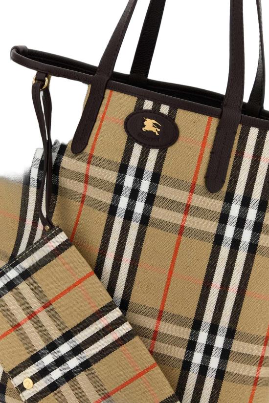 26SS 버버리 리버시블 블룸즈버리 노스 사우스 토트백 8119064 C1900 BROWN - BURBERRY