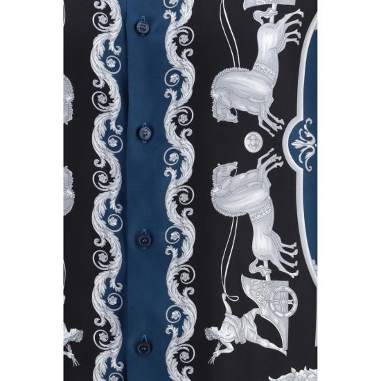 26SS 베르사체 셔츠 VE10194381A160965BE50BB BLUE - VERSACE