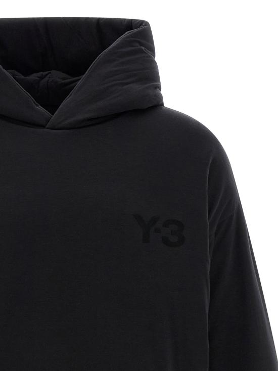 25FW 와이쓰리 후드 티셔츠 Y322339BM BLACK - Y-3