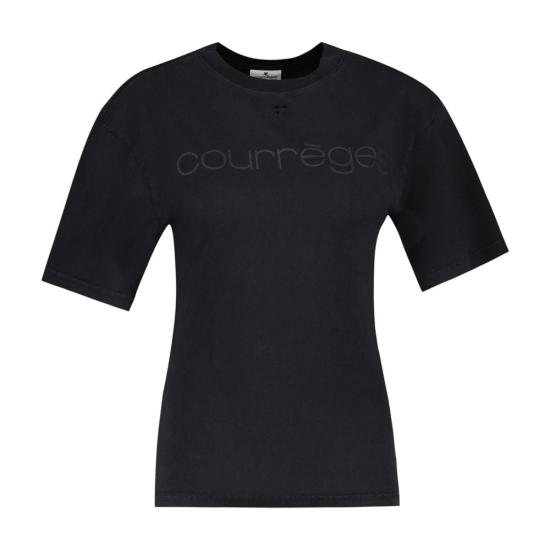 26FW 쿠레쥬 탑 CONFIG CRG026013 BLACK - COURREGES