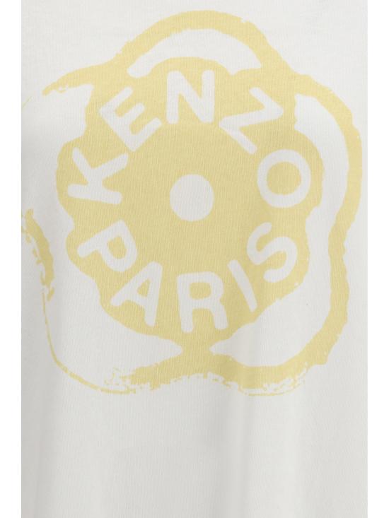 26SS 겐조 보케 플라워 2.0 루즈 티셔츠 FG52TS3034SK 01 WHITE - KENZO