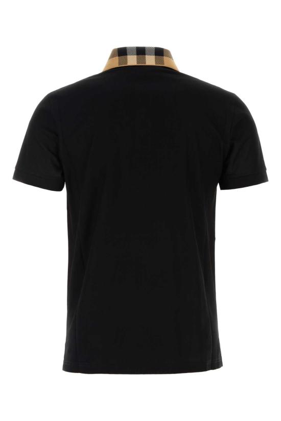 26SS 버버리 코튼 폴로 셔츠 8071620 A1189 BLACK