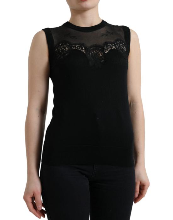  돌체앤가바나 민소매 티셔츠 TSH84299 BLACK - DOLCE & GABBANA