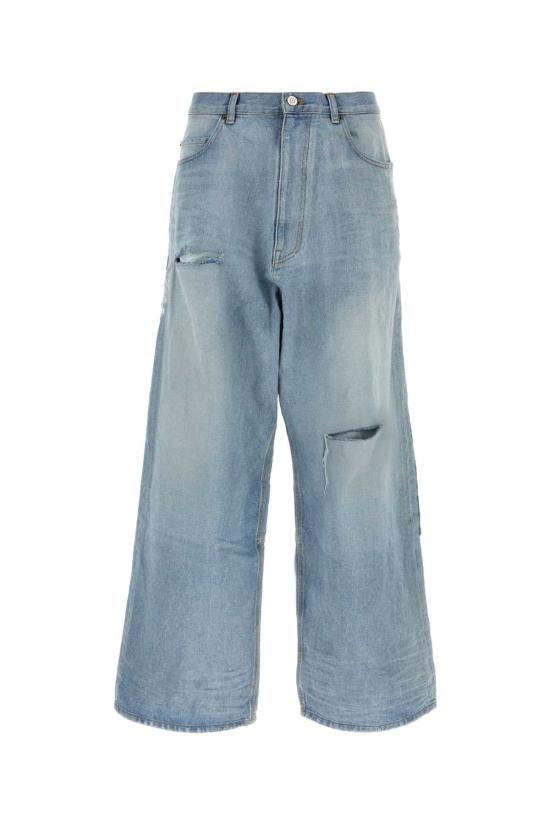 26SS 발렌시아가 미니멀 배기 팬츠 857216TTWB1 4009 BLUE