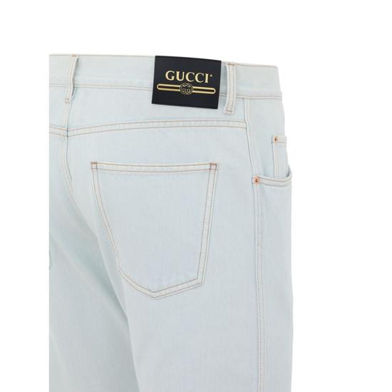 구찌 데님 팬츠 GU 976320051436 BLUE - GUCCI