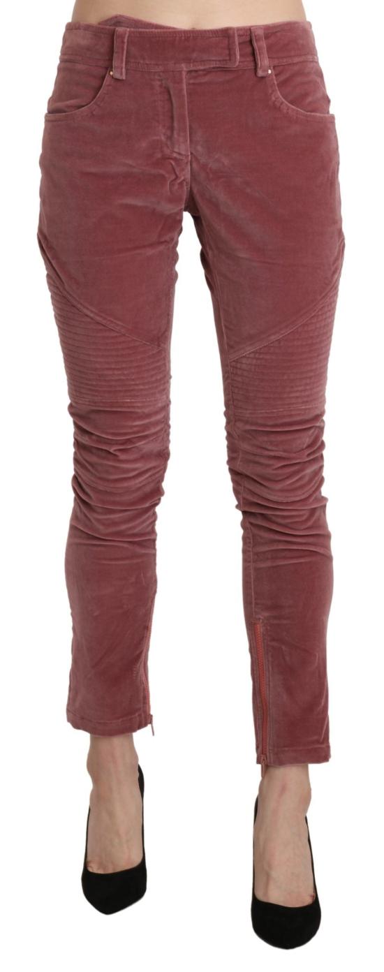  에르마노 설비노 스트레이트 팬츠 PAN71146 BURGUNDY - ERMANNO SCERVINO