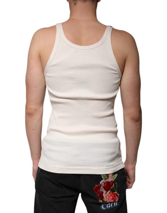  돌체앤가바나 민소매 티셔츠 TSH87501 WHITE - DOLCE & GABBANA