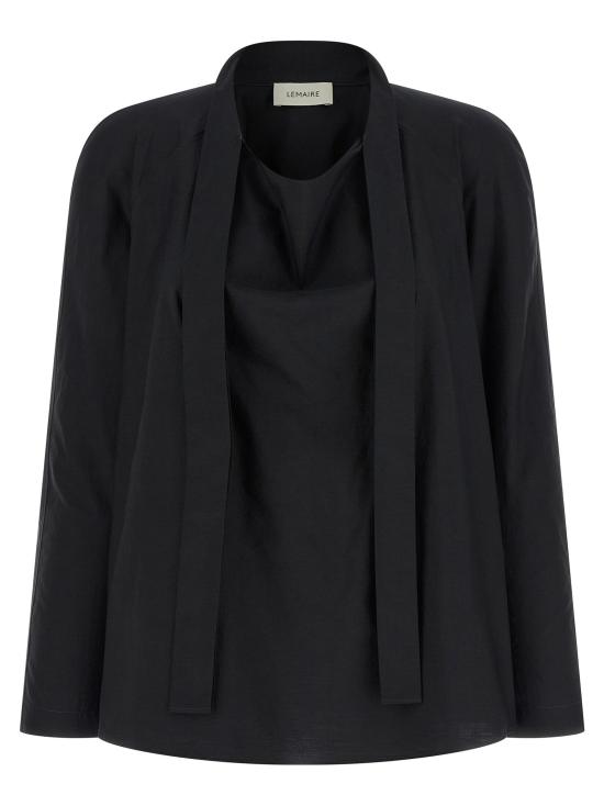 26SS 르메르 블라우스 LE334702BM BLACK - LEMAIRE
