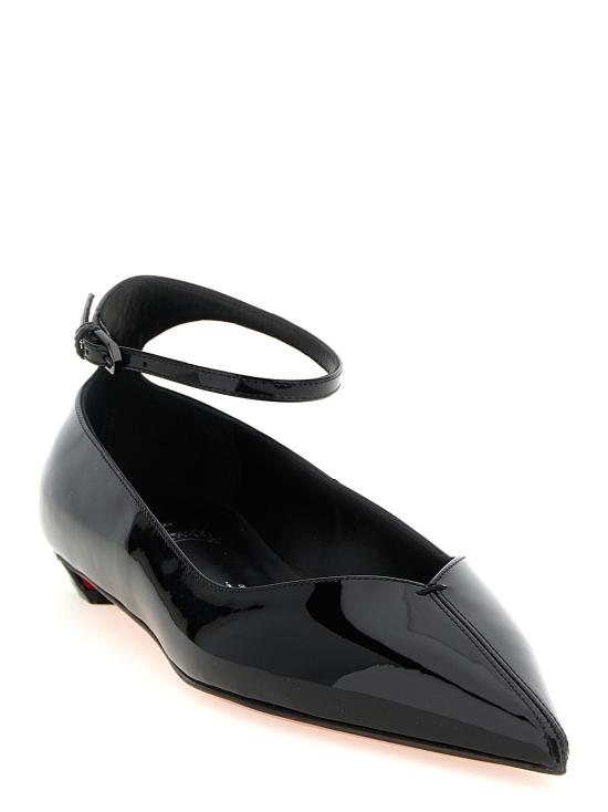 26SS 크리스챤 루부탱 플랫 슈즈 CH327276BM BLACK - CHRISTIAN LOUBOUTIN