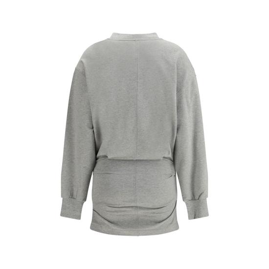 26SS 디 아티코 긴팔 티셔츠 TH260WCA00393JJF006AA183BB GRAY - THE ATTICO