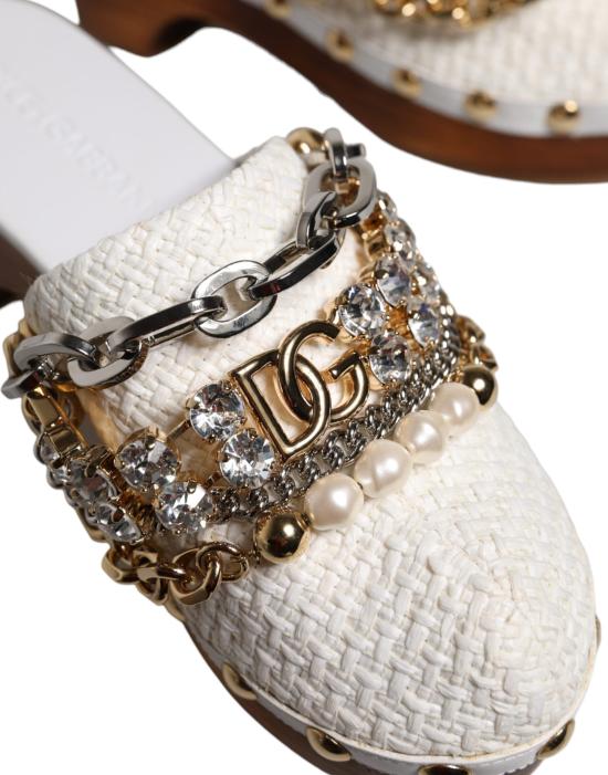  돌체앤가바나 뮬/슬리퍼 LA12502 WHITE - DOLCE & GABBANA