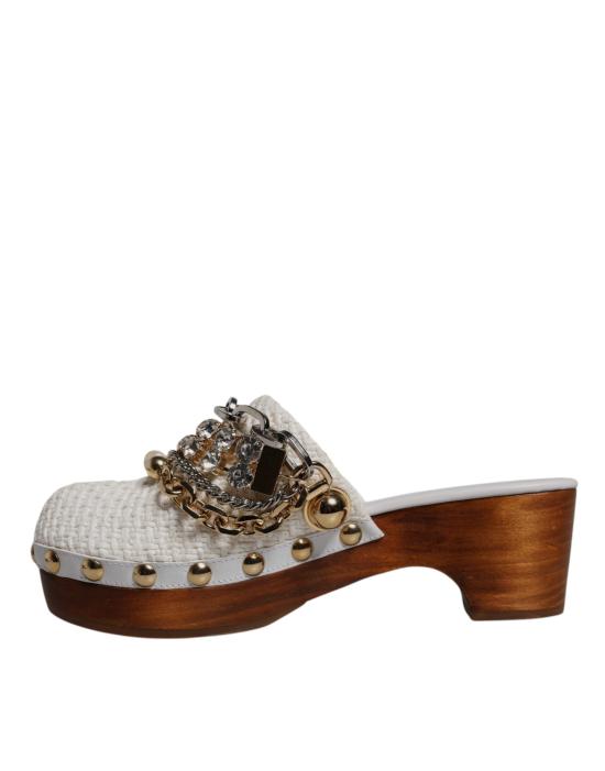  돌체앤가바나 뮬/슬리퍼 LA12502 WHITE - DOLCE & GABBANA