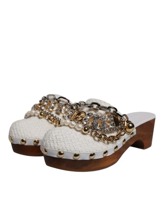  돌체앤가바나 뮬/슬리퍼 LA12502 WHITE - DOLCE & GABBANA