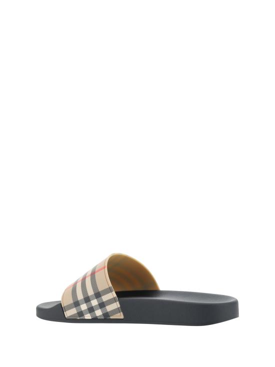  버버리 빈티지 체크 프린트 슬라이드 8056942 A7028 BROWN - BURBERRY