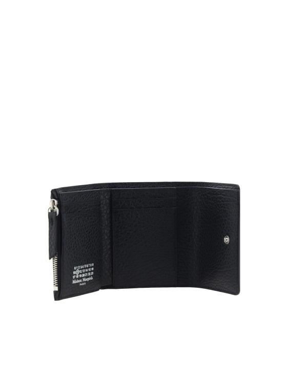 26FW 마르지엘라 지퍼 컴팩트 트라이폴드 지갑 SA3UI0010P4455 T8013 BLACK - MAISON MARGIELA