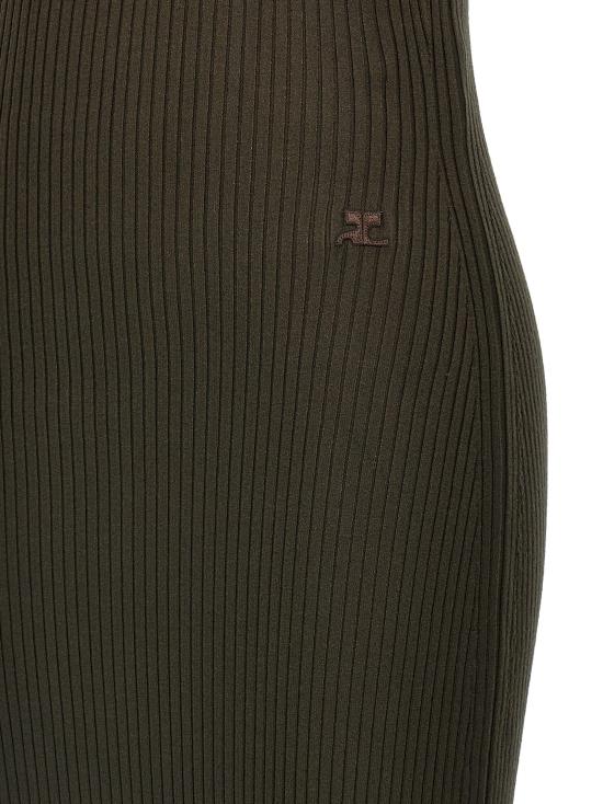  쿠레쥬 원피스 CO297156BM BROWN - COURREGES