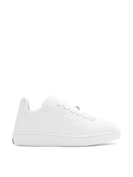 25FW 버버리 레더 박스 스니커즈 8083385 WHITE - BURBERRY