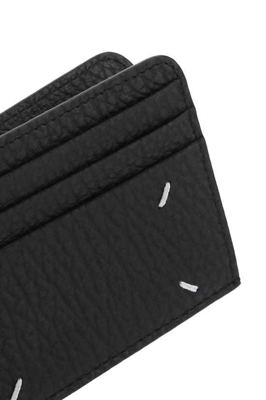  마르지엘라 스티치 카드 홀더 SA3VX0007P4455 T8013 BLACK - MAISON MARGIELA