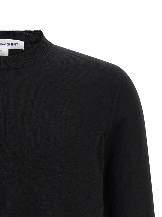25FW 꼼데가르송 스웨터 CO320675BM BLACK - COMME DES GARCONS