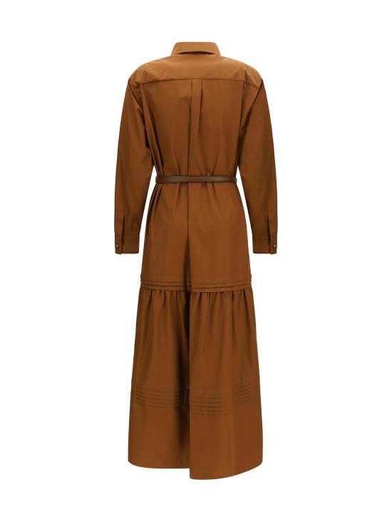 26SS 막스마라 스튜디오 원피스 2616221042600 070 BROWN - MAX MARA STUDIO