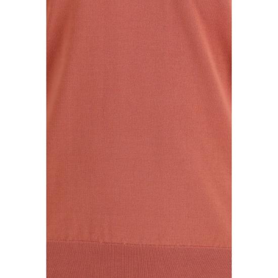  브루넬로 쿠치넬리 긴팔 티셔츠 BRM2900100CIJ11BB ORANGE - BRUNELLO CUCINELLI
