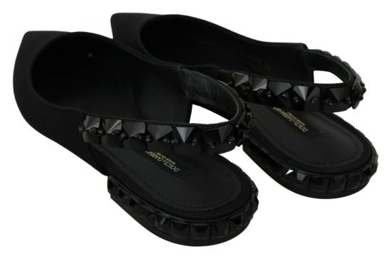  돌체앤가바나 플랫 슈즈 LA7152 BLACK - DOLCE & GABBANA