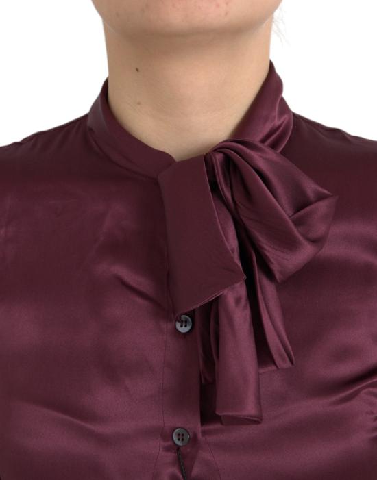  돌체앤가바나 블라우스 TSH852004 MAROON - DOLCE & GABBANA