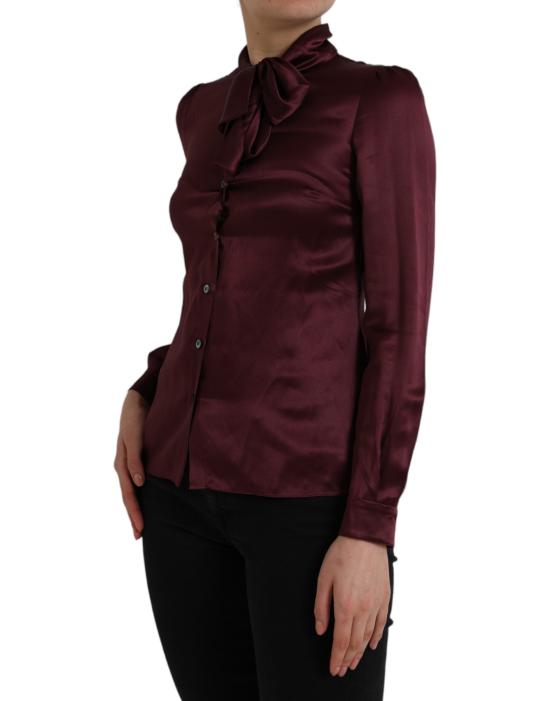  돌체앤가바나 블라우스 TSH852004 MAROON - DOLCE & GABBANA