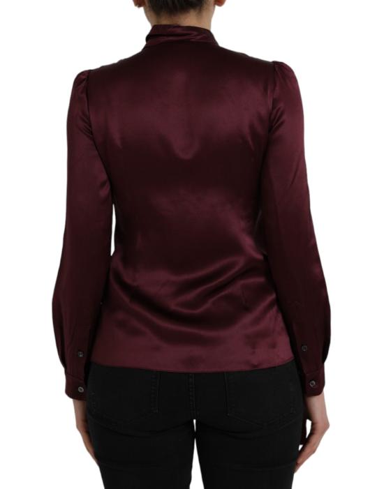  돌체앤가바나 블라우스 TSH852004 MAROON - DOLCE & GABBANA