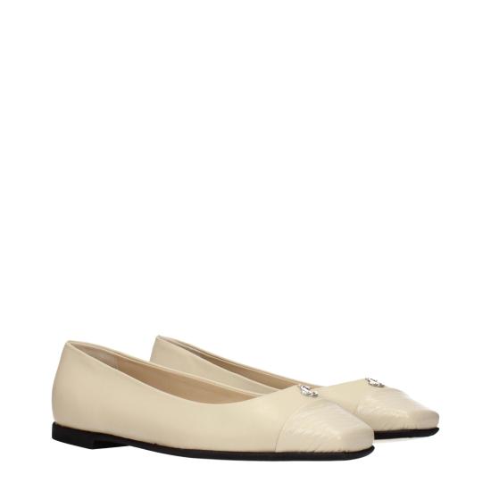  지미추 플랫 슈즈 JI15630031814921BT BEIGE - JIMMY CHOO