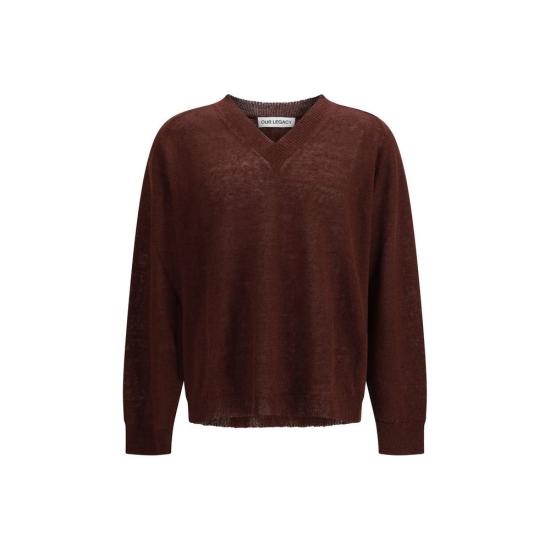 26SS 아워레가시 스웨터 OUM2263RCCABERNETBB BURGUNDY