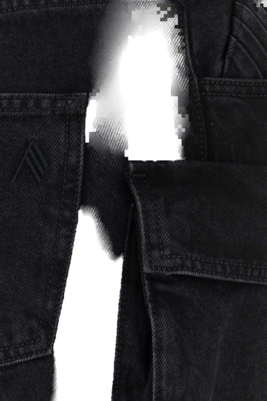  디 아티코 데님 팬츠 241WCP113D066 100 BLACK - THE ATTICO