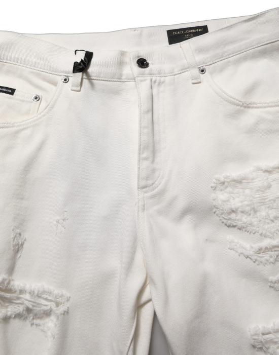  돌체앤가바나 데님 팬츠 PAN77647 WHITE