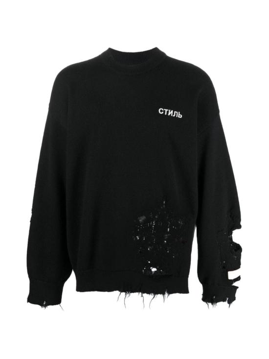  헤론 프레스톤 스웨터 HMHE011F22KNI0011001 BLACK - HERON PRESTON