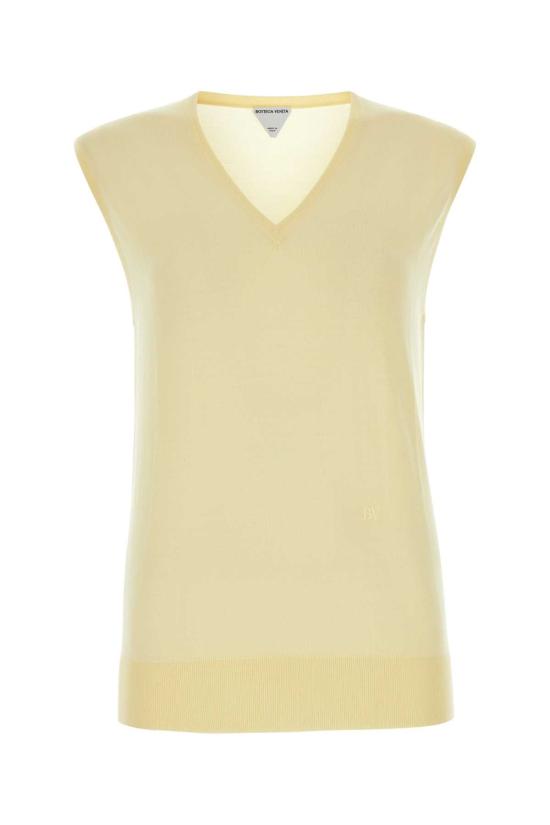  보테가베네타 민소매 티셔츠 799429V4B70 1500 YELLOW