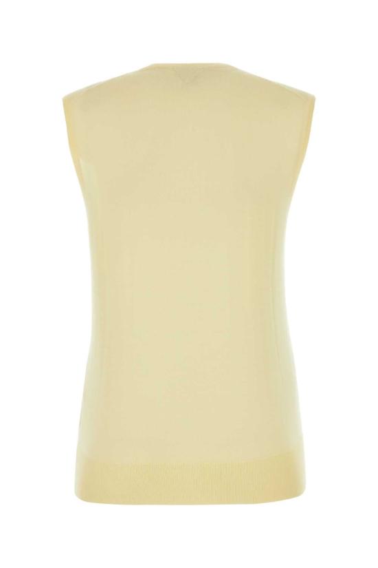  보테가베네타 민소매 티셔츠 799429V4B70 1500 YELLOW - BOTTEGA VENETA