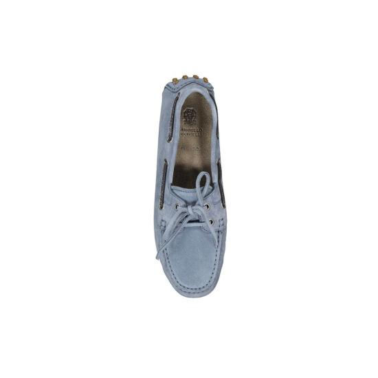  브루넬로 쿠치넬리 플랫 슈즈 BR 9198822916308 BLUE - BRUNELLO CUCINELLI