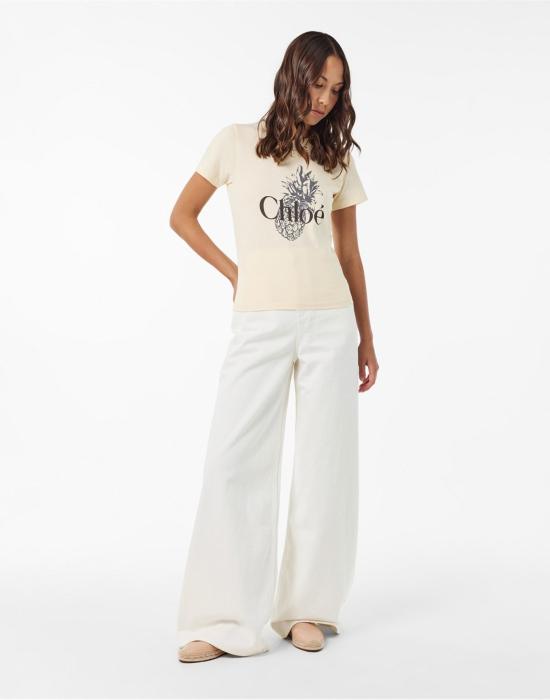 26SS 끌로에 플랫 슈즈 CHC24A04RMW6J4 BEIGE - CHLOE