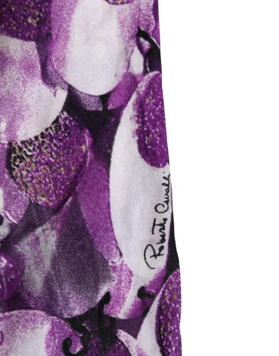  로베르토 카발리 바디수트 티셔츠 BIK2038 PURPLE - ROBERTO CAVALLI