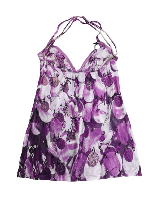  로베르토 카발리 바디수트 티셔츠 BIK2038 PURPLE - ROBERTO CAVALLI