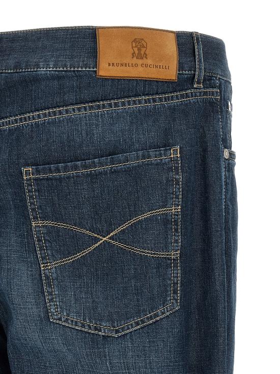 26SS 브루넬로 쿠치넬리 데님 팬츠 BR336261BM BLUE - BRUNELLO CUCINELLI