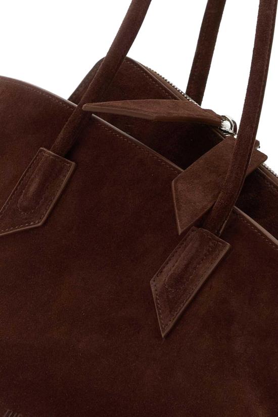  디 아티코 라 파세지아타 미디엄 탑 핸들 백 250WAH00054LBT007AA 850 BROWN - THE ATTICO